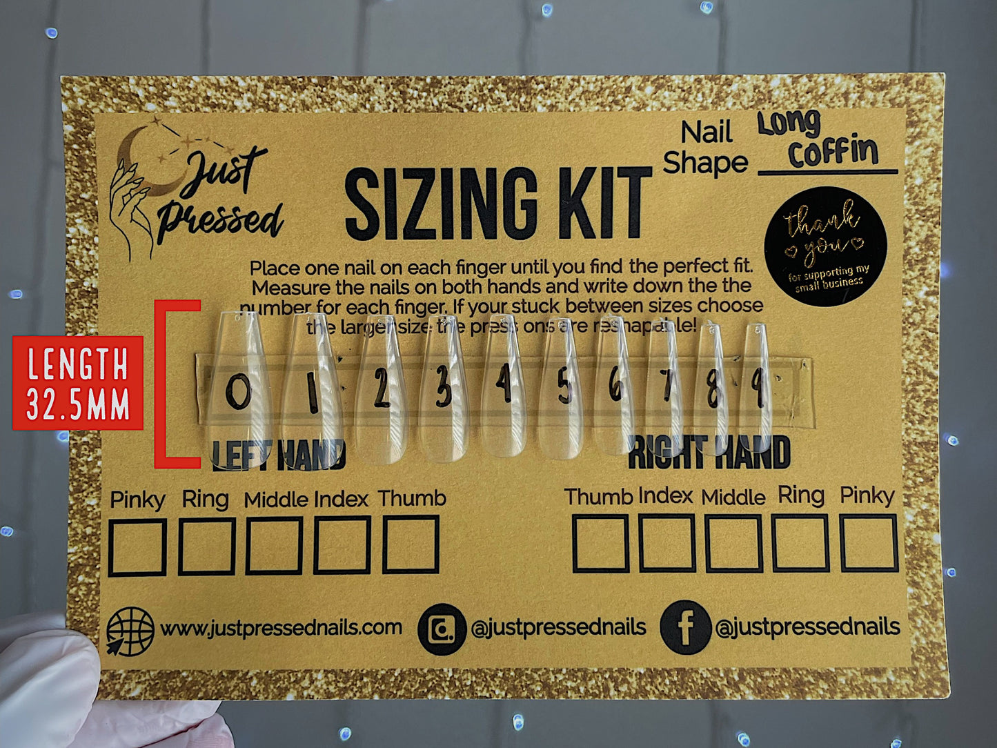 Nail Sizing Kits